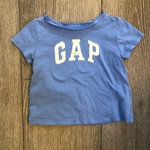 BABY GAP LOGO SHORT SLEEVE T SHIRT BLUE 18-24MO